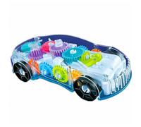 Colorful Transparent Toy Car with Safe Materials for Engaging STEM Learning Activities for Children 3 Years and Up (Transparent Toy Car)