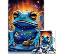 Colorful Tree Frogs 1000 Piece Jigsaw Puzzle for Adults Teens,Decompressing Intellectual Educational Toy Birthday Present,Gifts,Wall Art 38x26cm