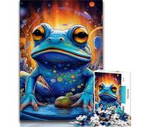 Colorful Tree Frogs Puzzles 1000 Pieces for Teenagers,Stress Reliever Difficult Challenge Deal As Gifts for The Whole Family 50x75cm