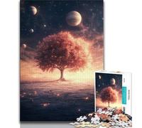Colorful Tree of Life JigsawPuzzle 1000 Pieces for Adults,Toys Educational Games Stress Relieving Suitable for Desktop Decoration (75x50cm)