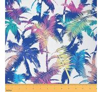Colorful Tree Upholstery Fabric by The Yard Tree Branches Reupholstery Fabric for Chairs Leaf Branches Room Fabric for Outdoor and Home DIY Projects 1 Yard (L92*W150cm) Colorful