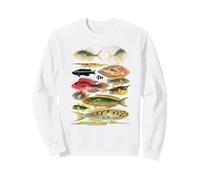 Colorful tropical Fish reef vintage Marine Life Sweatshirt