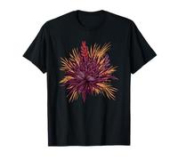 Colorful Tropical Leaves Autumn Botanical Burst T-Shirt