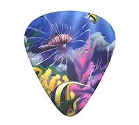 Colorful Tropical Sea Fish Guitar Plectrums 12 Pieces Set =>> Comfortable In The Hand With Smooth Edges Three Thicknesses To Match