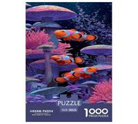 Colorful Underwater World Jigsaw Puzzles Puzzle for Adults Kids. 1000 Piece Whimsical Challenge Toy Educational Games Home Decoration for Adults& Kids Age 14 Years Up 38x26cm/1000pcs