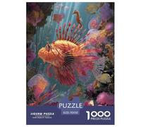 Colorful Underwater World Jigsaw Puzzles Puzzle for Adults Kids. 1000 Pieces Impossible Challenge Toy Educational Games Home Decoration for Educational Games Gifts 70x50cm/1000pcs
