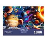 Colorful Universe Solar System 1000 Puzzles Adults Puzzle Adults Puzzle Gifts Birthday Unique Gifts Challenging & Brainteasing 70x50cm/1000pcs