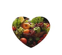 Colorful Various Vegetables and Fruit Car Air Fresheners Cards 4 Pcs Long Lasting Car Fresheners Gifts for Men Women Auto Aromatherapy Tablets Hanging Scented Card Rearview Mirror Pendant