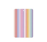 Colorful Vertical Stripes Rainbow Palette Car Air Freshener | 4 Pcs Hanging Scented Cards Fragrance Scented Cards For Car