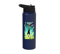 Colorful Victor Alien Basketball SLAM Dunk Stainless Steel Insulated Water Bottle