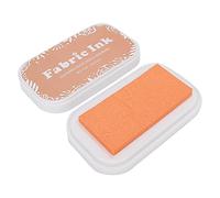 Colorful Vintage Sponge Schedule Book Scrapbook Stamp Ink Pad DIY Craft Painting Accessory for Paper Cloth Wood Safe Non Multiple Colors 9.5x5.52cm (BD-232 Apricot Yellow)