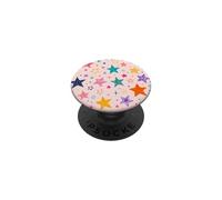 Colorful Vintage Star Doodle Aesthetic Cosmic Art PopSockets Adhesive PopGrip