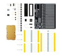 Colorful Voice Activated LED Rhythm Light Display Board with 16X8 Light Panel for Music Visualization Projects Electronic Soldering Project Set