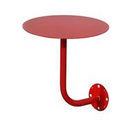 Colorful Wall Mounted Coffee Table with Round Top, Cafe Card Holder, Stylish Side Table for Home Decor, Space-Saving Design, Modern Wall Art Accent