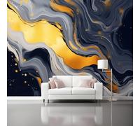 Colorful Wallpaper Mural, Abstract Marble Texture Lines Wall Mural Large Wall Murals Hd Printing Water Proof, Non-Woven Print Photo Wallpaper for Bedroom Living Room Decor - 300 x 210 cm (W x H)