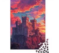 Colorful Warwick Castle Puzzle Premium 100% Recycled Board 100% Recycled Cardboard Jigsaw Puzzle for Kids And Adults Age 12 Years Up 1000pcs (38x26cm)