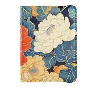 Colorful Water-lily Leather decorative waterproof passport holder Vaccine Case Protector Cover Passport Wallet Waterproof, colorful water-lily, 1 size, colorful water-lily, 1 size