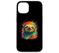 Colorful Watercolor Sloth Art Case for iPhone 13