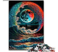 Colorful Waves 1000 Piece Jigsaw Puzzles for Teenagers, Decompressing Intellectual Educational Toy Educational Game for Birthday, Chrismas (26x38cm)