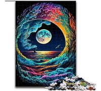 Colorful Waves 1000 Pieces Jigsaw Puzzles For Teens And Adults, Educational Games Home Decoration Birthday Present, Gifts, Wall Art (26x38cm)