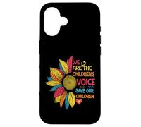 Colorful We Are The Children's Voice Save Our Children Case for iPhone 16