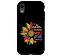 Colorful We Are The Children's Voice Save Our Children Case for iPhone XR