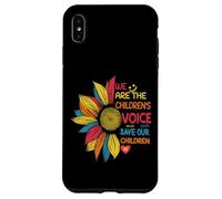 Colorful We Are The Children's Voice Save Our Children Case for iPhone XS Max
