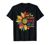 Colorful We Are The Children's Voice Save Our Children T-Shirt