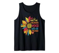 Colorful We Are The Children's Voice Save Our Children Tank Top