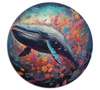 Colorful Whale 1000 Piece Puzzle Jigsaw Puzzles for Adults Perfect for Teenagers, Family Bonding, Brain Teaser & DIY Home Decor Gift (67.5x67.5cm)