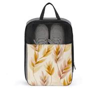 Colorful Wheat Ears Shoe Bag for Travel Daily Use Anti-dust Storage Carrier Golf Shoe Pouch