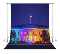Colorful White House Washington Personalised Backdrop Background Foldable Photography Cloth Funny Photo Tabletop Backdrops