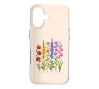 Colorful Wildflowers Botanica Floral Garden Art Design Case for iPhone 17