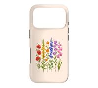 Colorful Wildflowers Botanica Floral Garden Art Design Case for iPhone 17 Pro