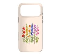 Colorful Wildflowers Botanica Floral Garden Art Design Case for iPhone 17 Pro Max