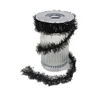 Colorful Wire Garlands Tinsel Ribbon, 2.8 meters black