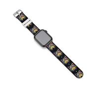 Colorful Wolf Silicone Watchbands Compatible for IWatch Straps 38mm 40mm 42mm 44mm