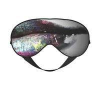 Colorful Woman Lip Print Sleep Mask Silk Eye Cover Soft Satin Blindfold Elastic Strap Night Eyeshade Travel Nap for Women Men