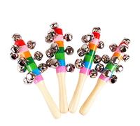 Colorful Wooden Instruments Baby Rattles - 10 Percussion String Set for Infants - Music Learning Toys for Early Development (random, One Size)