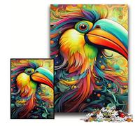 Colorful Woodpecker 1000-Piece Jigsaw Puzzle Puzzles for Adults for Mother'S Day, Birthdays, Christmas Size 50x75cm