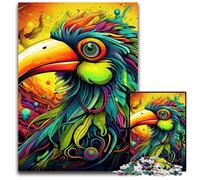 Colorful Woodpecker 1000 Piece Jigsaw Puzzles for Adults Impossible Jigsaw Puzzles for Adults Ideal And Home Decor 50x75CM/19.68x29.52inch