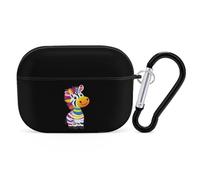 Colorful Zebra Printed Bluetooth Earbuds Case Colorful Wireless Headphones Covers Compatible With AirPods Pro 2