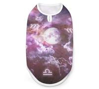 Colorful Zodiac Signs and The Moon Fashion Pet Vest, Easy Wear Dog Clothes for Small Dogs Daily Walking M