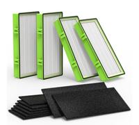 Colorfullife 2 True HEPA + 6 Pre Filter Compatible Holmes AER1 Allergen Remover Filter, Replacement Parts # HAPF300AH-U4R, HAP242-NUC