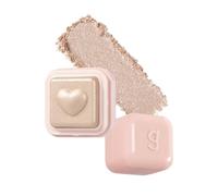 COLORGRAM Milk Bling Heartlighter 01 Peach Heart Versatile Creamy Highlighter, Soft and Silky with Shiny Finish, Soft and Natural Shine, Perfect for Daily Makeup
