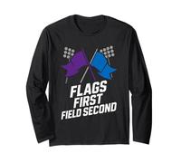 Colorguard Captain Marching Band Flag Twirl Team Leader Long Sleeve T-Shirt
