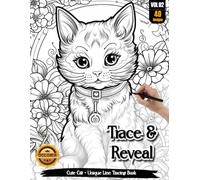 Coloria-Ink Tracing Book: Charming Cute Cat Masterpieces for Stress-Free Artistic Expression: Reverse Coloring Book for Anxiety Relief Enthusiasts | ... A Unique Artistic Gift for Cat Lovers(VOL-2)