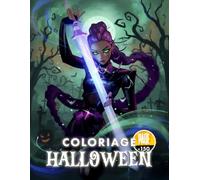 Coloriage Anime Sombre Halloween: Coloriage manga otaku | Idoles et personnages sombres | Nuit d’Halloween enchantée