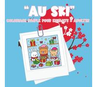 Coloriage « Au ski »: 40 pages simples et amusantes pour enfants dès 3 ans - Skieurs, bonhommes de neige, montagnes et jeux dans la neige à colorier ... de Vie - Coloriages Simples & Amusants)