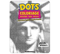 Coloriage Dots - Mystere Fun Relax: 40 Dessins - Livre Anti-Stress de points monochrome à colorier pour adulte